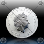 1oz TUVALU $1 (THOR - MARVEL) 2018 *BU